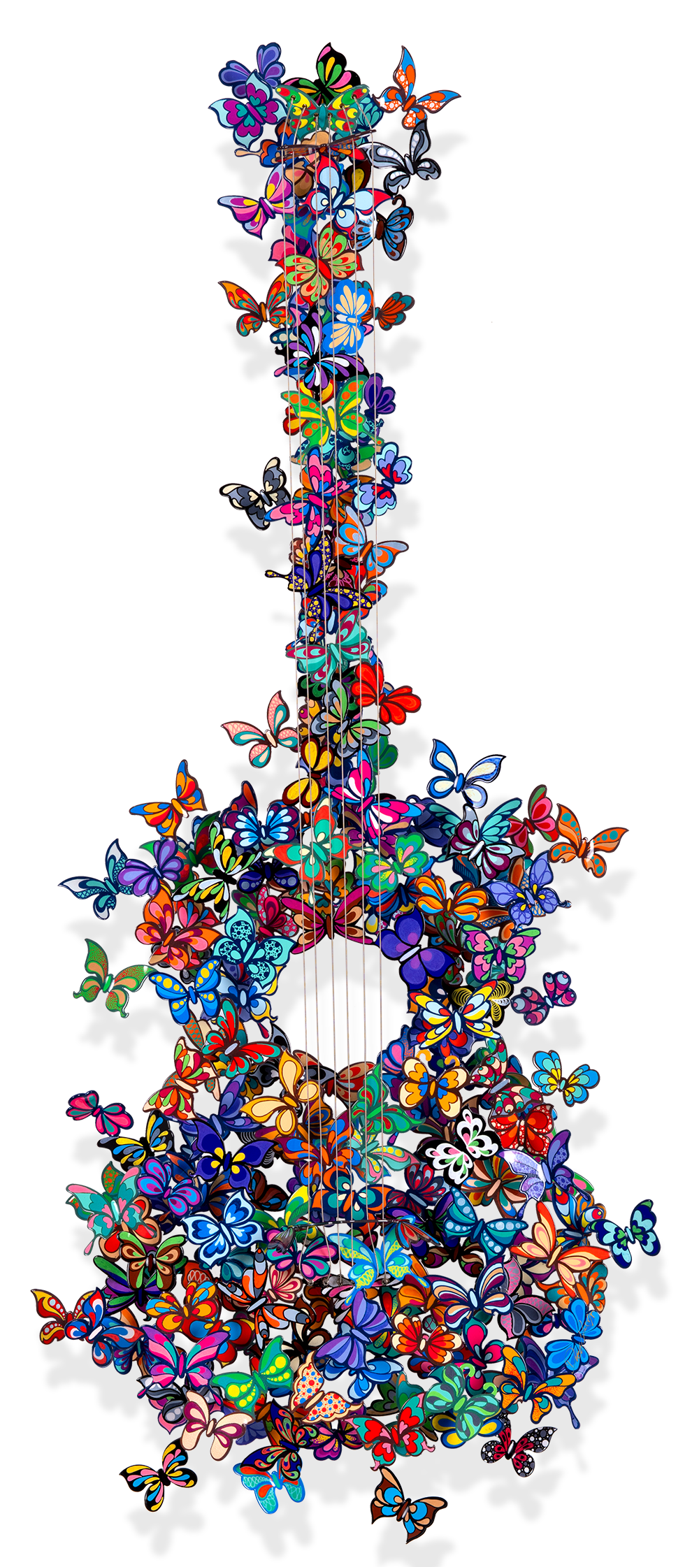 Butterfly Guitar Making Beautiful Music - David Kracov - Eden